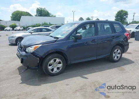 2016 Subaru Forester 2.5I from USA, damaged, VIN JF2SJAAC8GH484890